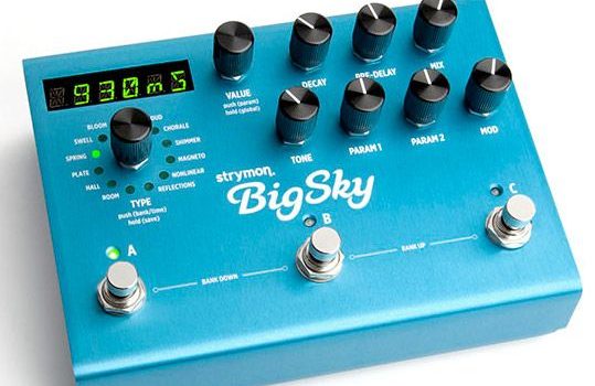 Strymon BigSky reverb machines