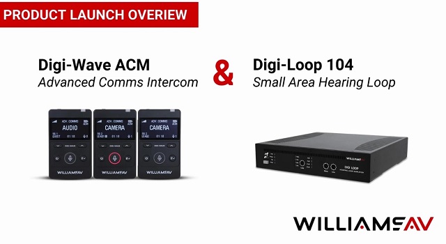 Novinky z InfoComm 2024 - Williams AV Digi-Wave ACM a Williams AV DL104